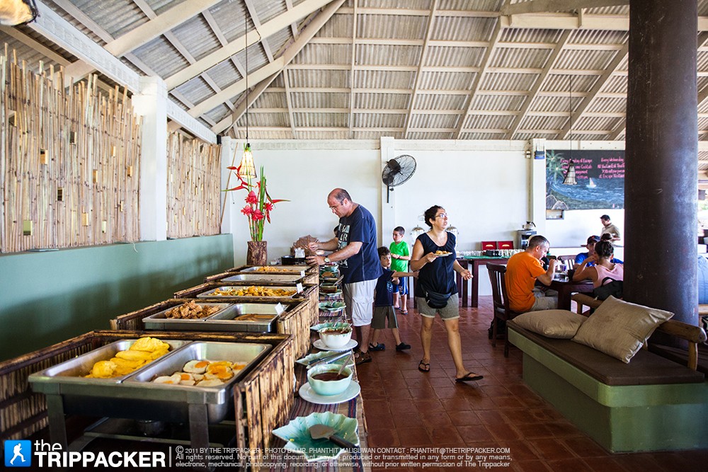 มีบุฟเฟต์สำหรับมื้อเช้าด้วย